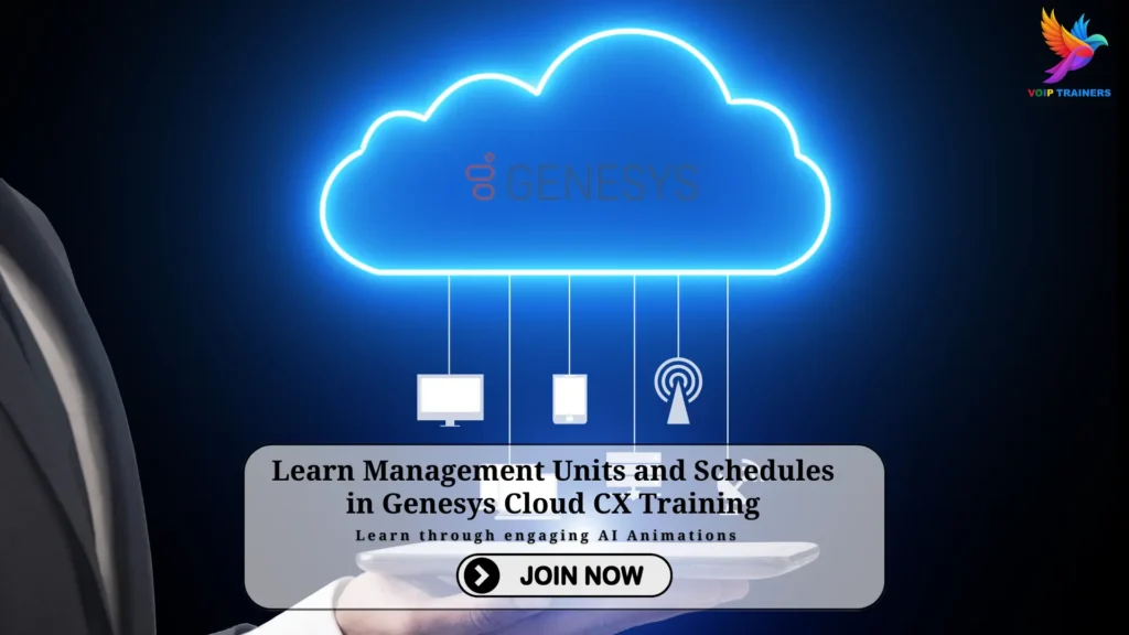 Learn Management Units & Scheduling in Genesys Cloud CX Training